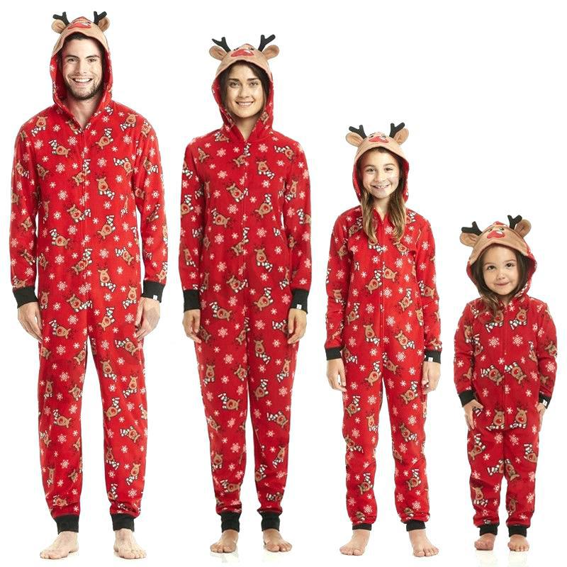 Christmas Family Pajamas with Hoodie – Pajamas Canada