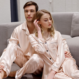 Couple Satin Pajamas Set