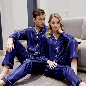 Couple Satin Pajamas Set