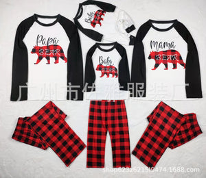 Red & Black Christmas Pajama Set