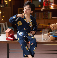 Load image into Gallery viewer, Autumn Cotton Long Sleeve Pajama set
