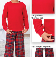 Load image into Gallery viewer, stewart-plaid-boys-pajamas
