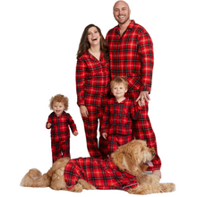 Load image into Gallery viewer, Check Matching Family Pajama Set
