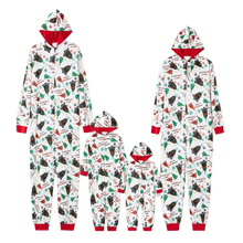 Load image into Gallery viewer, Christmas Print Jumpsuit Pajama Set
