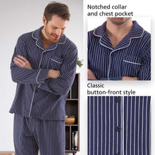 Load image into Gallery viewer, Classic Stripe Men&#39;s Pajamas
