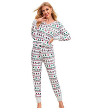 Load image into Gallery viewer, christmas-printed-pajama-set-for-women
