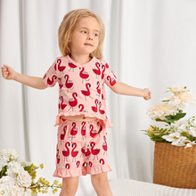 Load image into Gallery viewer, printed-pajamas-short-sets-for-girls
