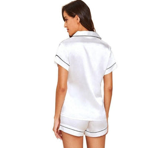 Silk Shorts Sleepwear Set for Women