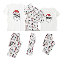 Load image into Gallery viewer, White Santa Matching Family Pajamas
