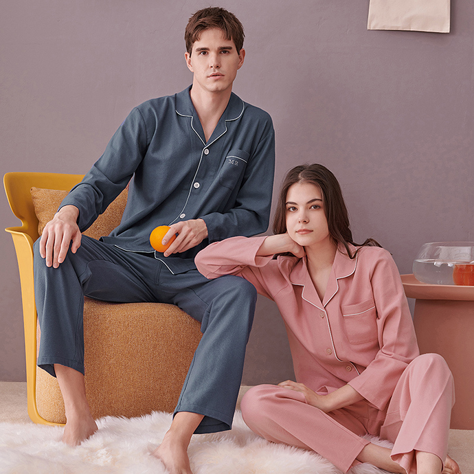 flannel-pajamas-sets-for-couple